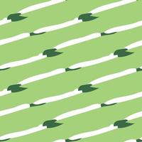 Vector seamless texture background pattern. Hand drawn, green, white colors.