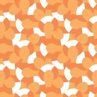 Vector seamless texture background pattern. Hand drawn, orange, white colors.