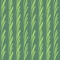 Vector seamless texture background pattern. Hand drawn, green colors.