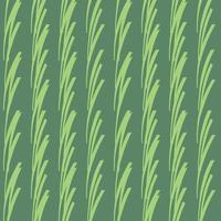 Vector seamless texture background pattern. Hand drawn, green colors.