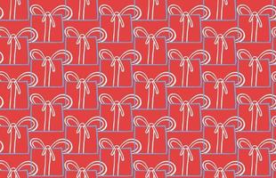 Vector texture background, seamless pattern. Hand drawn, red, white, blue colors.