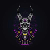anubis artwork illustration vector
