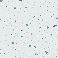 Terrazzo seamless pattern with pastel colors vector