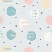 Seamless pattern with abstract and geometric shapes vector