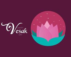 vector de fondo feliz día vesak