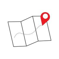 Map check-in location vector