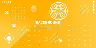 Minimal geometric background. Dynamic shapes composition. vector