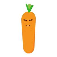 carrot icon cartoon on white background vector. vector