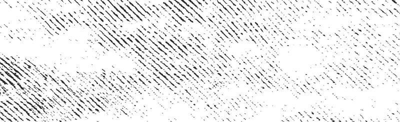 Grunge black lines and dots on a white background - Vector illustration