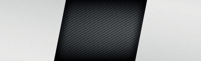 Abstract metal and carbon fiber texture background - Vector illustration