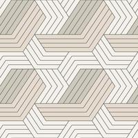 Seamless pattern with symmetric geometric lines. Repeating geometric tiles. vector