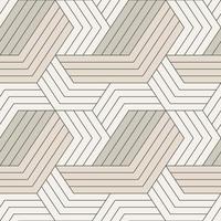 Seamless pattern with symmetric geometric lines. Repeating geometric tiles. vector