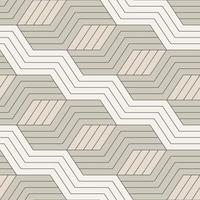 Seamless pattern with symmetric geometric lines. Repeating geometric tiles. vector