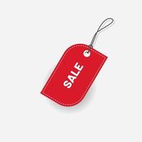 Tag Discount Red Sale Label Vector