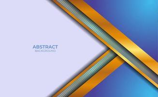 Modern Abstract Blue And Gold Design vector