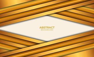 Fondo abstracto diseño de estilo marrón y dorado. vector