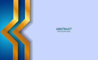 Design Abstract Blue And Gold Style vector