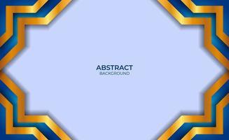 Design Abstract Blue And Gold Background vector