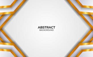 Abstract design gray and gold style vector