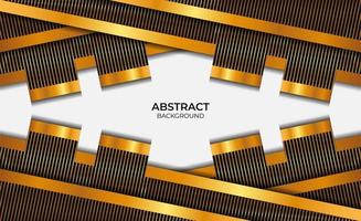 Abstract Background Black And Gold Style vector