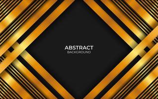 Abstract Luxury Black And Gold Style Design vector