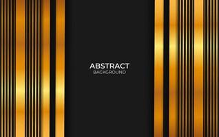 Luxury Black And Gold Background Design vector