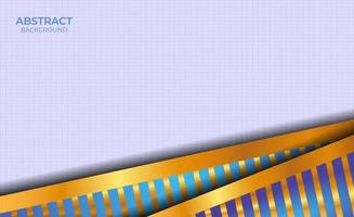 Luxury Abstract Blue And Gold Style vector