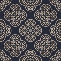 Damask seamless pattern. classical luxury ornament floral illustration. vector