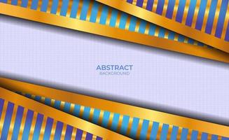 Luxury Abstract Blue And Gold Design vector
