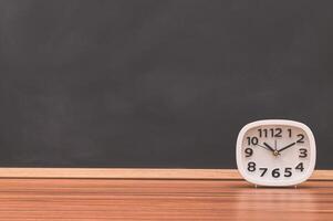 Clock on the table photo