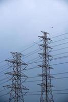 High voltage towers photo
