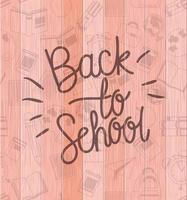 school supplies back to school pattern vector