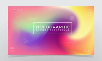 Abstract Gradient Blurred Background vector