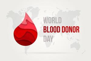 world Blood Donor Day vector
