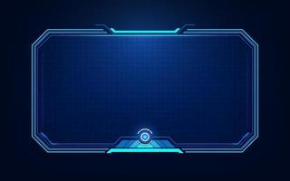 hud, ui, gui elementos de pantalla de interfaz de usuario futurista. Pantalla de alta tecnología para videojuegos. diseño de concepto de ciencia ficción. vector