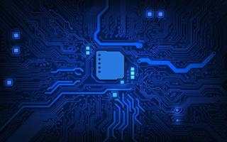 Computer circuit board. Abstract technological background. vector