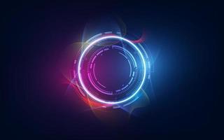 abstract tech futuristic innovative concept background vector