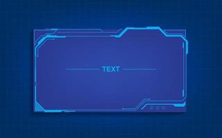 HUD, UI, GUI futuristic frame user interface screen elements, Abstract control panel layout design. vector