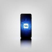 5G new wireless internet wifi connection. Global network high speed innovation connection data rate technology vector