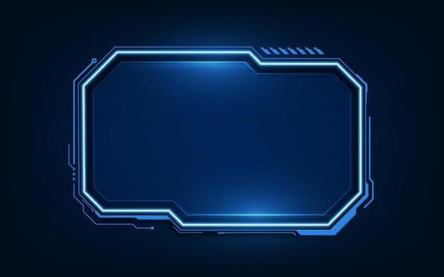 Sci Fi HUD modern futuristic user interface Technology background with HUD dashboard interface.