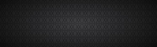 Black abstract header with rectangles. Modern vector widescreen banner. Simple texture illustration