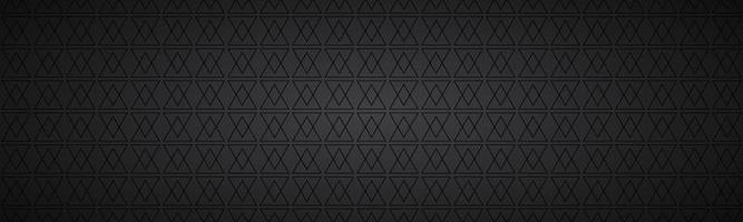 Black abstract header with rectangles. Modern vector widescreen banner. Simple texture illustration