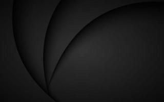 Simple abstract dark grey wavy background with overlayed sheets of paper. Modern corporate desing vector