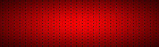 Structured dark red metallic perforated header. Technology design banner. Vector illustration