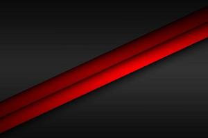 Abstact red line vector background. Overlap layers on black background with free space for your design