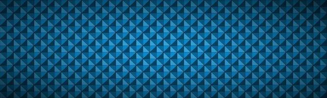 Blue abstract textured triangular header. Modern polygonal geometric texture banner. Vector pattern