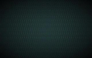 Modern dark black and blue geometric background with polygonal grid. Abstract black metallic hexagonal pattern. Simple vector illustration