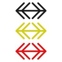 Arrow On White Background vector
