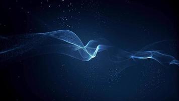 Abstract Light Flowing Particles Landscape Fx Background Loop video