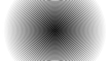 Abstract Radio Waves Circles Background Loop video